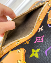 LOUIS VUITTON ALMA STUDDED BLACK MULTICOLOR