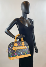 LOUIS VUITTON ALMA STUDDED BLACK MULTICOLOR