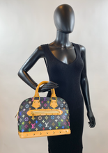 LOUIS VUITTON ALMA STUDDED BLACK MULTICOLOR