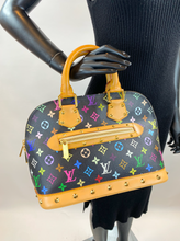 LOUIS VUITTON ALMA STUDDED BLACK MULTICOLOR