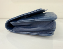 CHANEL BOY WALLET ON CHAIN LAMBSKIN IN NAVY