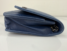CHANEL BOY WALLET ON CHAIN LAMBSKIN IN NAVY