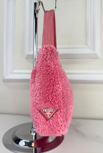PRADA TERRY CLOTH MINI RE-EDITION 2000S BAG IN PINK