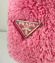 PRADA TERRY CLOTH MINI RE-EDITION 2000S BAG IN PINK