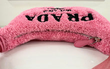 PRADA TERRY CLOTH MINI RE-EDITION 2000S BAG IN PINK