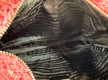 PRADA TERRY CLOTH MINI RE-EDITION 2000S BAG IN PINK