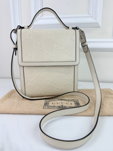 GUCCI JUMBO GG EMBOSSED MESSENGER BAG