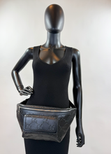 GUCCI BELT BAG LARGE JUMBO GG EMBOSSED FRONT POCKET