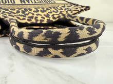 DIOR BOOK TOTE MEDIUM CANVAS MIZZA LEOPARD