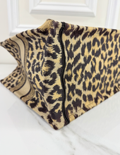 DIOR BOOK TOTE MEDIUM CANVAS MIZZA LEOPARD
