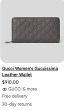 GUCCI GUCCISSIMA ZIP AROUND WALLET METALLIC ROSE GOLD