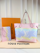 LOUIS VUITTON NEVERFULL MM ESCALE PASTEL FULL SET LIMITED EDITION