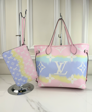 LOUIS VUITTON NEVERFULL MM ESCALE PASTEL FULL SET LIMITED EDITION