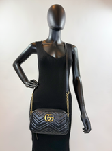 GUCCI MARMONT GG MATELASSE CHAIN CROSSBODY