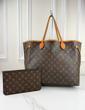 LOUIS VUITTON NEVERFULL GM MONOGRAM FULL SET IN BEIGE