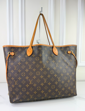 LOUIS VUITTON NEVERFULL GM MONOGRAM FULL SET IN BEIGE