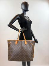 LOUIS VUITTON NEVERFULL GM MONOGRAM FULL SET IN BEIGE
