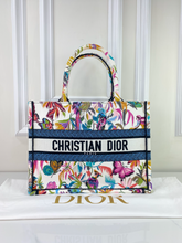 DIOR BOOK TOTE MEDIUM EMBROIDERED KJOUY FANTASTICA LIMITED EDITION