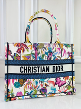 DIOR BOOK TOTE MEDIUM EMBROIDERED KJOUY FANTASTICA LIMITED EDITION