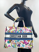 DIOR BOOK TOTE MEDIUM EMBROIDERED KJOUY FANTASTICA LIMITED EDITION
