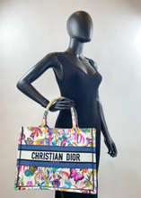 DIOR BOOK TOTE MEDIUM EMBROIDERED KJOUY FANTASTICA LIMITED EDITION