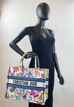 DIOR BOOK TOTE MEDIUM EMBROIDERED KJOUY FANTASTICA LIMITED EDITION