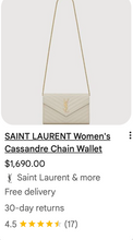YSL MATELASSE FLAP ENVELOPE CROSSBODY IN RED