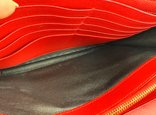 YSL MATELASSE FLAP ENVELOPE CROSSBODY IN RED