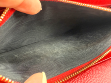 YSL MATELASSE FLAP ENVELOPE CROSSBODY IN RED
