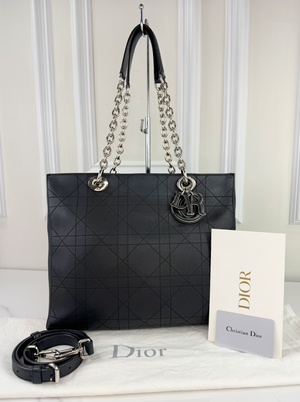 DIOR CANNAGE ULTRADIOR TOTE IN BLACK