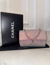 CHANEL CUSTOM CRYSTAL JERSEY FLAP BAG