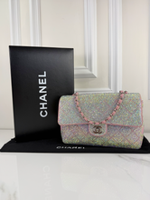 CHANEL CUSTOM CRYSTAL JERSEY FLAP BAG