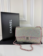 CHANEL CUSTOM CRYSTAL JERSEY FLAP BAG