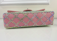 CHANEL CUSTOM CRYSTAL JERSEY FLAP BAG