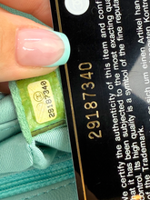 CHANEL 19 TIFFANY BLUE