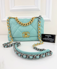 CHANEL 19 TIFFANY BLUE