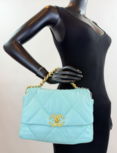 CHANEL 19 TIFFANY BLUE