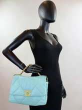 CHANEL 19 TIFFANY BLUE