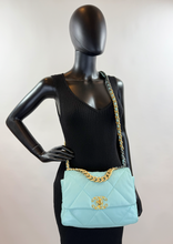 CHANEL 19 TIFFANY BLUE