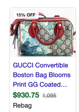 GUCCI BLOOMS MINI BOSTON BAG