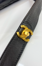 CHANEL VINTAGE QUILTED CC FLAP LAMBSKIN BACKPACK