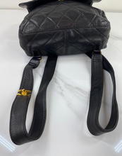 CHANEL VINTAGE QUILTED CC FLAP LAMBSKIN BACKPACK