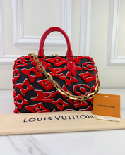 LOUIS VUITTON SPEEDY 25 BANDOULIERE URS FISCHER TUFTED MONOGRAM LIMITED EDITION