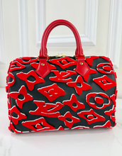 LOUIS VUITTON SPEEDY 25 BANDOULIERE URS FISCHER TUFTED MONOGRAM LIMITED EDITION