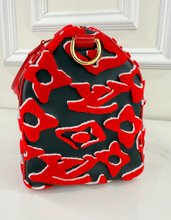LOUIS VUITTON SPEEDY 25 BANDOULIERE URS FISCHER TUFTED MONOGRAM LIMITED EDITION