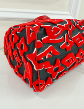 LOUIS VUITTON SPEEDY 25 BANDOULIERE URS FISCHER TUFTED MONOGRAM LIMITED EDITION