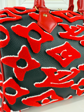 LOUIS VUITTON SPEEDY 25 BANDOULIERE URS FISCHER TUFTED MONOGRAM LIMITED EDITION