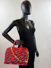 LOUIS VUITTON SPEEDY 25 BANDOULIERE URS FISCHER TUFTED MONOGRAM LIMITED EDITION