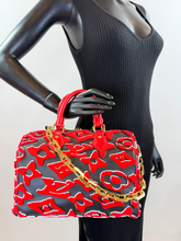 LOUIS VUITTON SPEEDY 25 BANDOULIERE URS FISCHER TUFTED MONOGRAM LIMITED EDITION