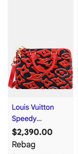 LOUIS VUITTON SPEEDY 25 BANDOULIERE URS FISCHER TUFTED MONOGRAM LIMITED EDITION